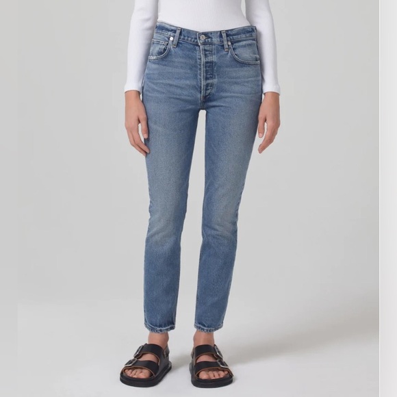 EUC Citizens of Humanity Charlotte high rise straight, SZ 25 - Picture 5 of 16